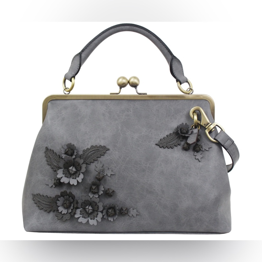 Elle Jae Gypset Handbag Floral Vegan Leather
